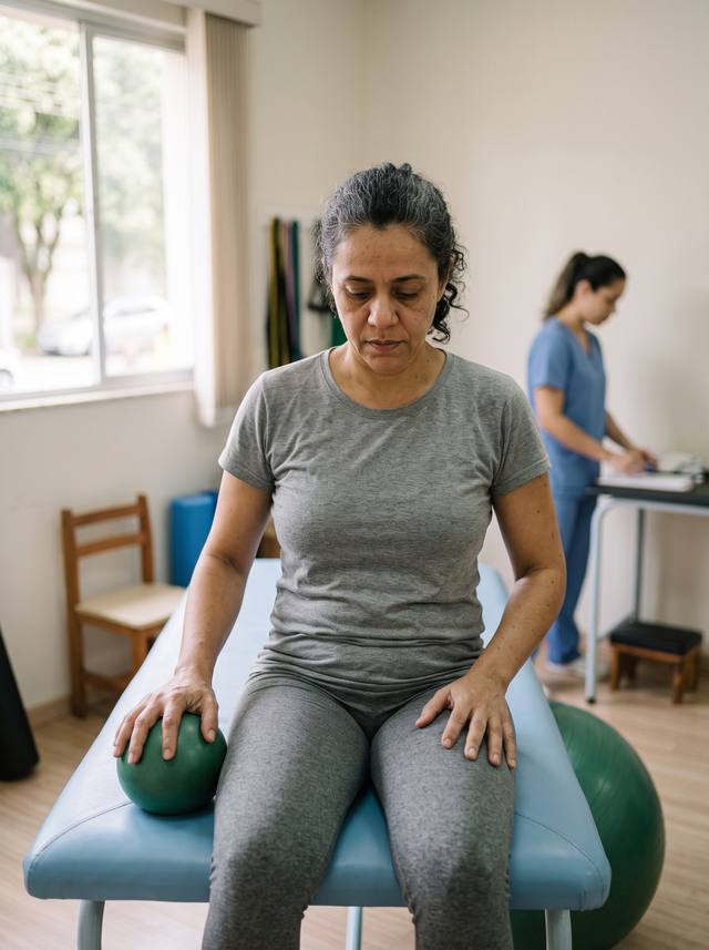 Aula de Pilates clínico